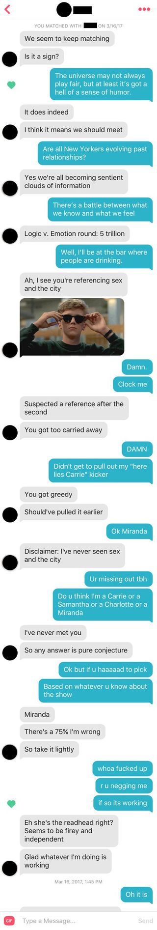 Tinder sex quotes