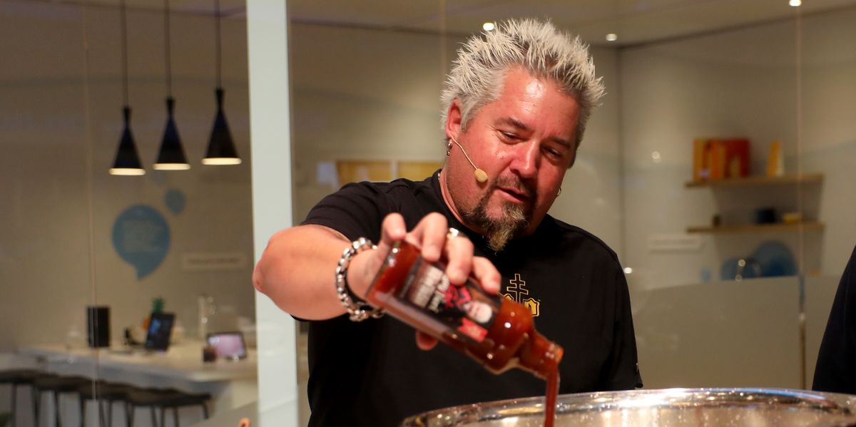Guy Fieri Says You Should Be Using Mayo To Grease Your Grilled Cheese Befor...