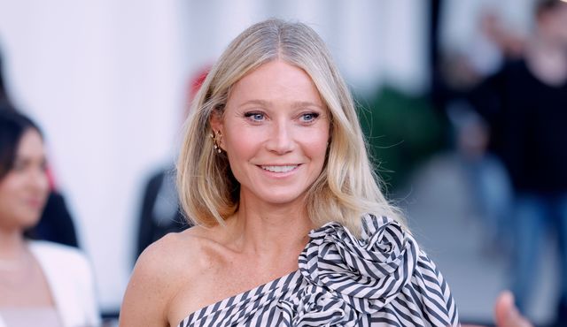 beverly hills, california october 25 gwyneth paltrow attends veuve clicquot celebrates 250th anniversary with solaire exhibition on october 25, 2022 in beverly hills, california photo by frazer harrisonwireimage