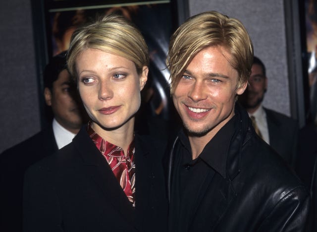 Gwyneth Paltrow on whether Brad Pitt copies his girlfriends' hair gwyneth paltrow and brad pitt, in a file photo