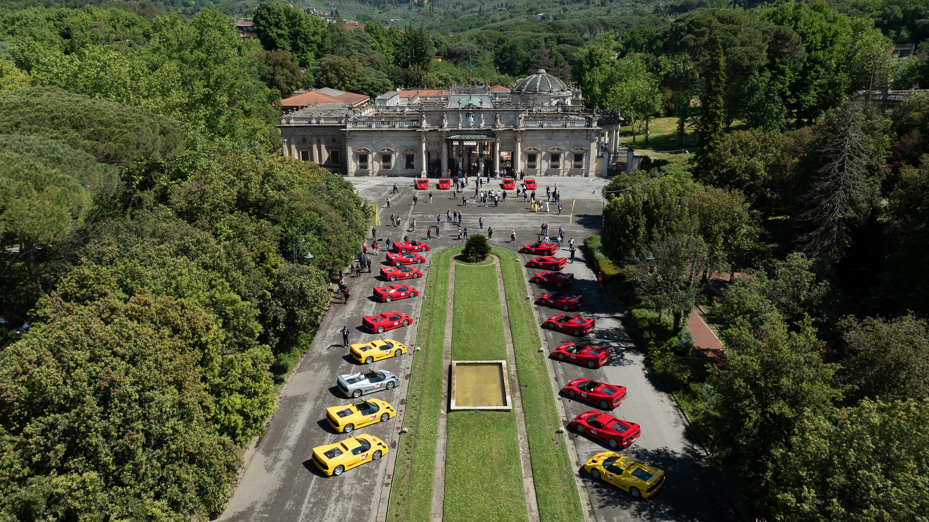 Ferrari Celebrates the F50's 30th Birthday with a Massive Italian Road Trip