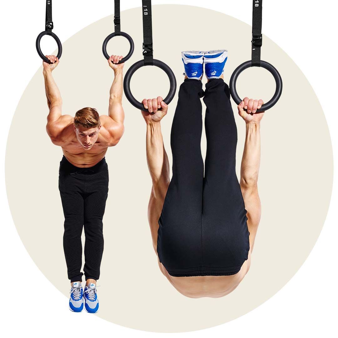 Gymnastic Olympic Rings Strength Training  Adjustable Gym Ring Hoop Cross-it 
