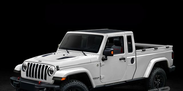 Here's Your First Glimpse of the Two-Door Jeep Wrangler Pickup