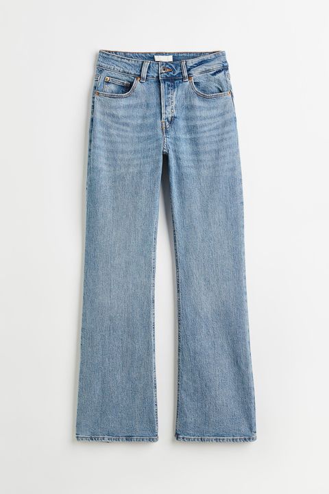 hm, saldi, jeans a zampa, inverno 2023
