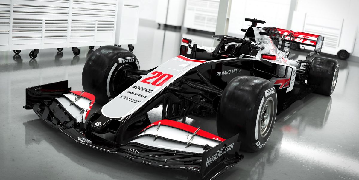 2020 Haas Formula 1 Car Revealed - New Haas F1 Livery Design Pics