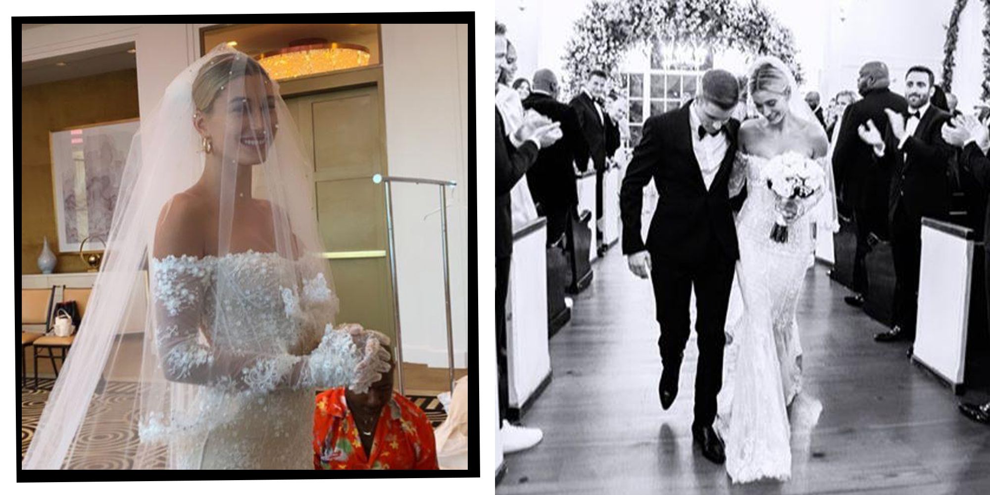 Hailey Bieber Wedding Dress Justin Bieber And Hailey Baldwin Romance Timeline — Photos