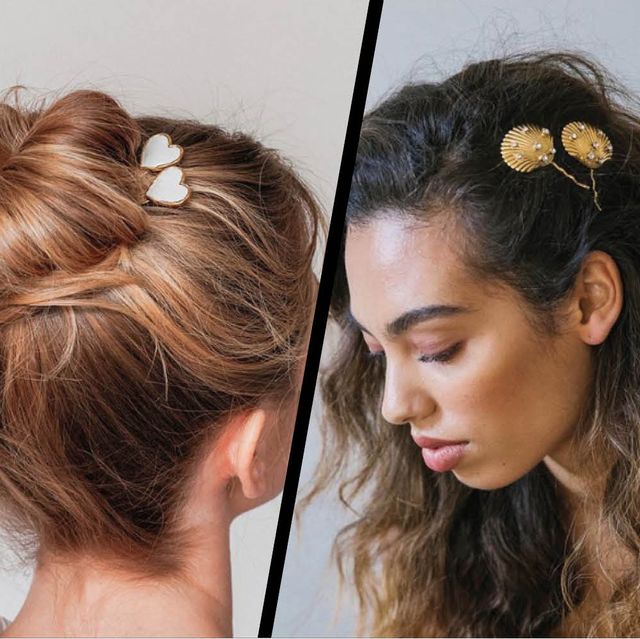 How to style delicate hair accessories - hair pins, barrettes and slides