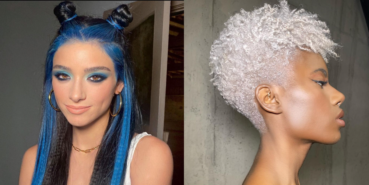 Blue and Green Hair Color Trends for 2021 - wide 7