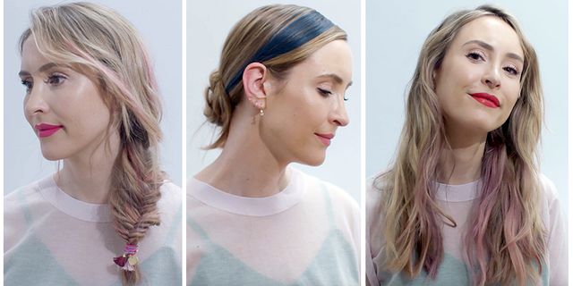 The grown-up way to wear temporary hair colour this festival season