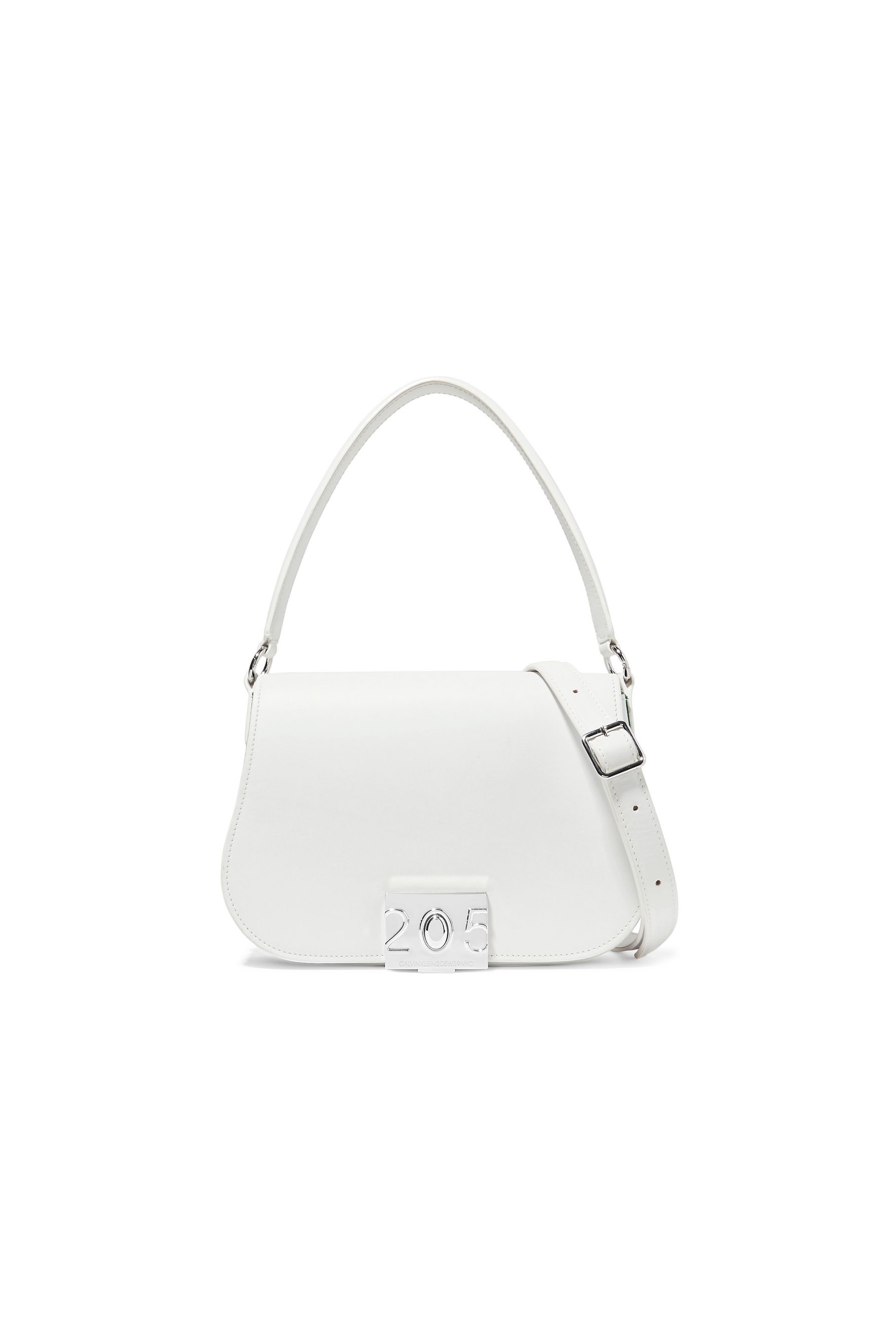 white designer handbag