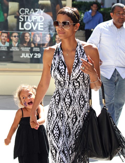 Halle Berry with daughter Nahla