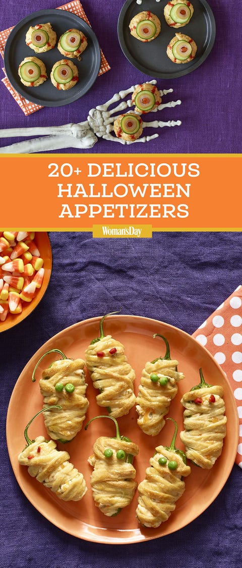 23 Easy Halloween Appetizers - Recipes for Halloween Finger Foods