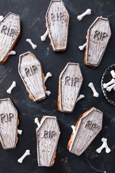 coffin sandwich cookies recipe halloween treats