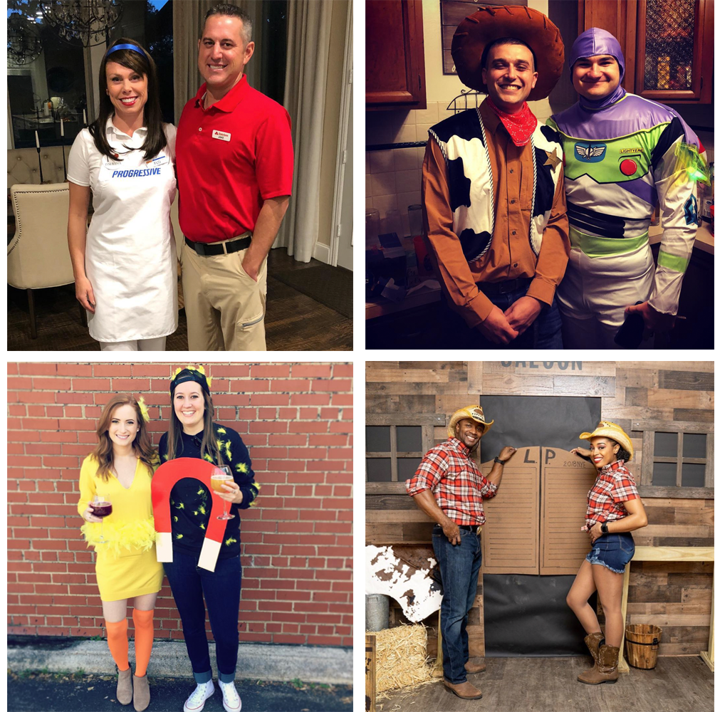 Four couples costume pictures