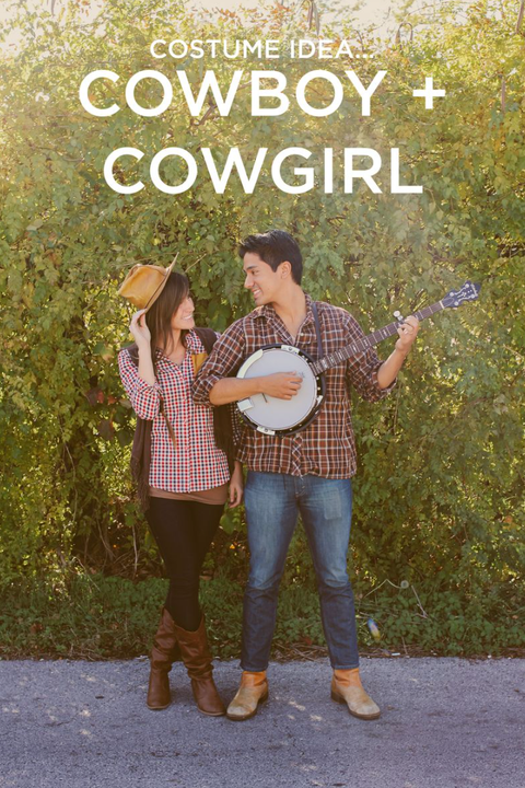 halloween costumes for couples cowboy and cowgirl