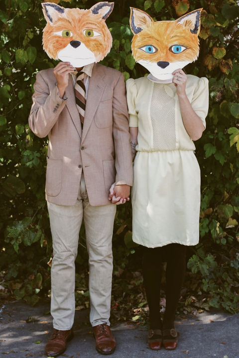 halloween costumes for couples mr and mrs fantastic fox