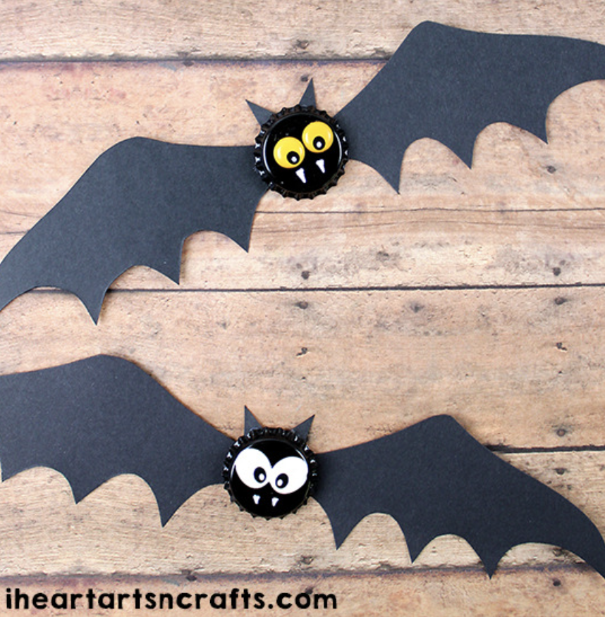 New Halloween Foam Decorating Craft Kit Makes 6 ~ Bat  FREE SHIPPING 