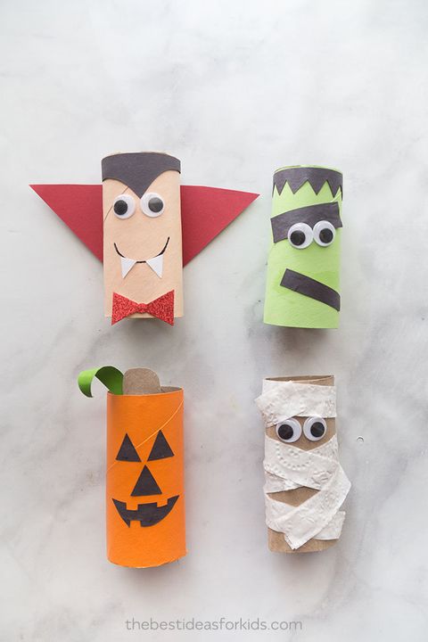 halloween crafts halloween toilet paper roll characters
