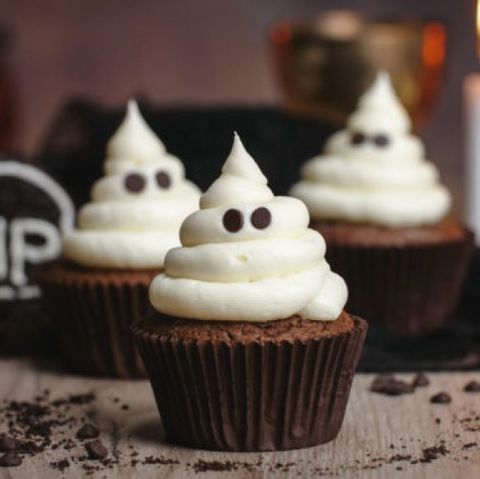 easy ghost cupcakes