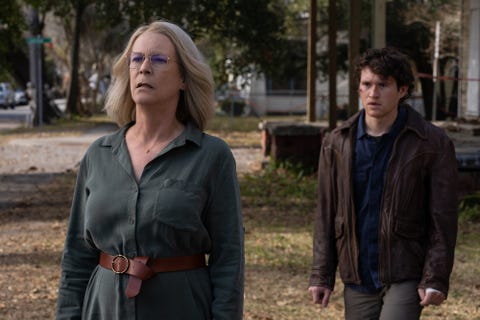 jamie lee curtis, rohan campbell, halloween ends