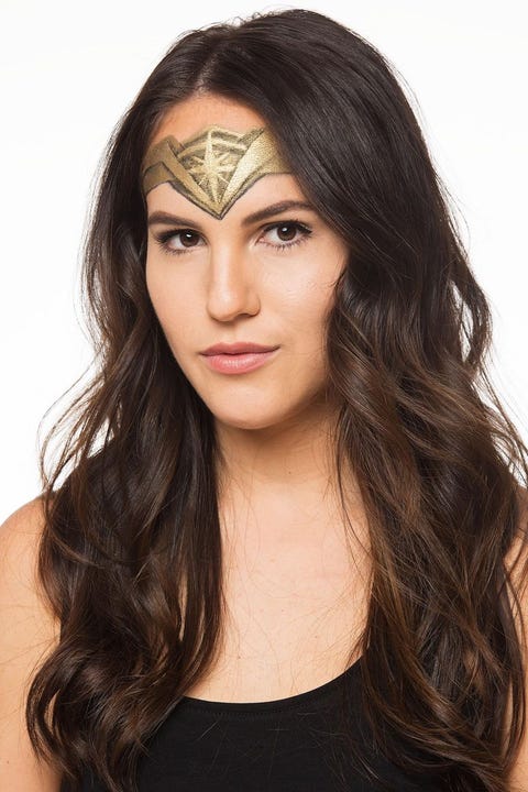 halloween face paint wonder woman