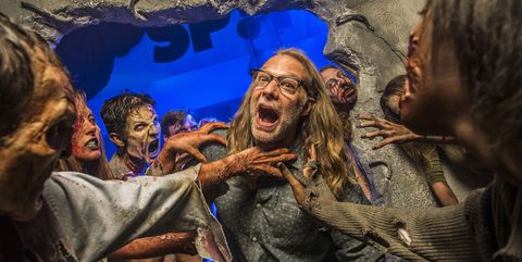 Greg Nicotero Visits AMC's The Walking Dead: End of the Line Haunted House At Universal Orlando's Halloween Horror Nights 24