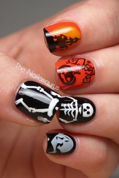 48 Halloween Nail Art Ideas 2020 Easy Halloween Nail Polish Designs