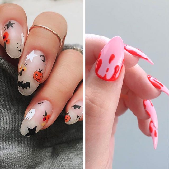 50 Best Halloween Nail Ideas 2020 Cute Halloween Nail Designs