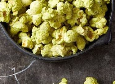 fun things to do at a sleepover      matcha popcorn