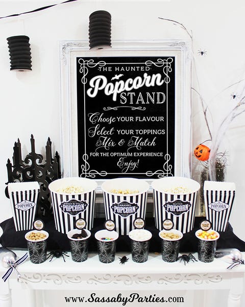 halloween party themes horror movie viewing party