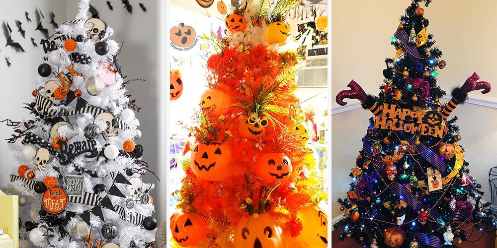 halloween tree decorations