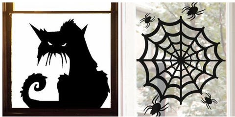 halloween window decorations