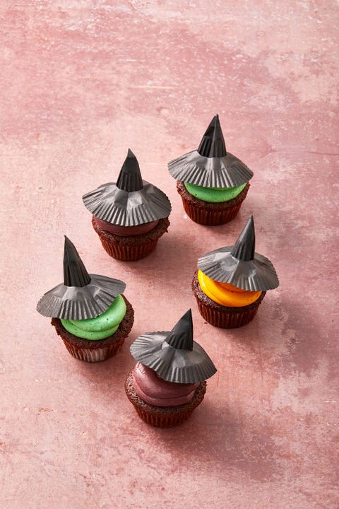 halloween baby shower witch cupcakes