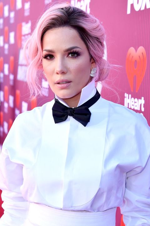 Halsey Pink Hair - 2019 iHeartRadio Music Awards - Red Carpet