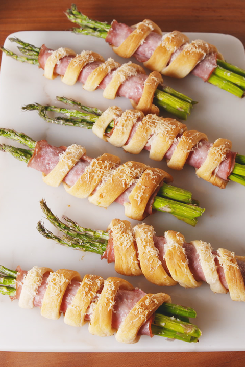 Ham Asparagus Bundles Vertical