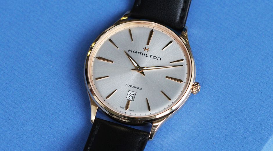 hamilton jazzmaster gold