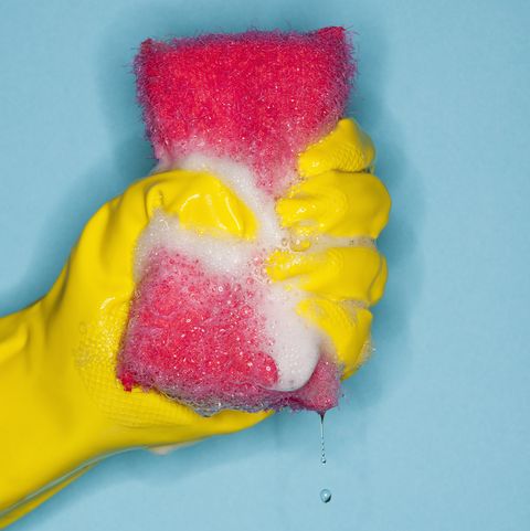how to clean a sponge