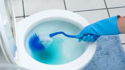 How to Clean a Toilet Properly - How to Clean a Stained Toilet Bowl