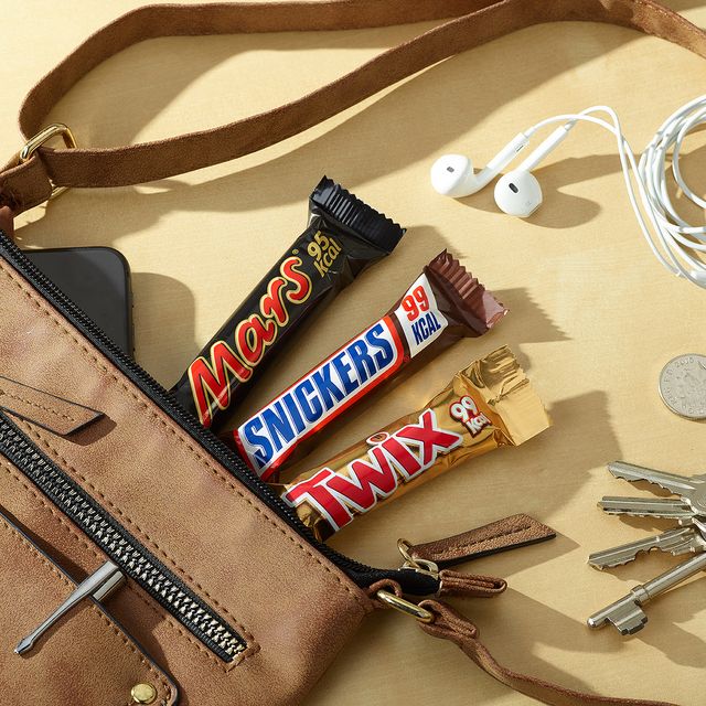 mars, snickers and twix now come in 100 calorie bars