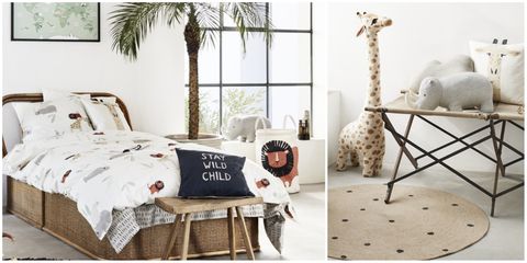 H M Home Launches Playful Safari Themed Children S Bedroom