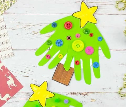 15 Cute Christmas Handprint Crafts - Hand and Footprint Art for Christmas