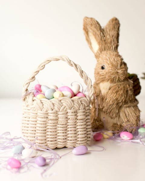 handwoven easter basket