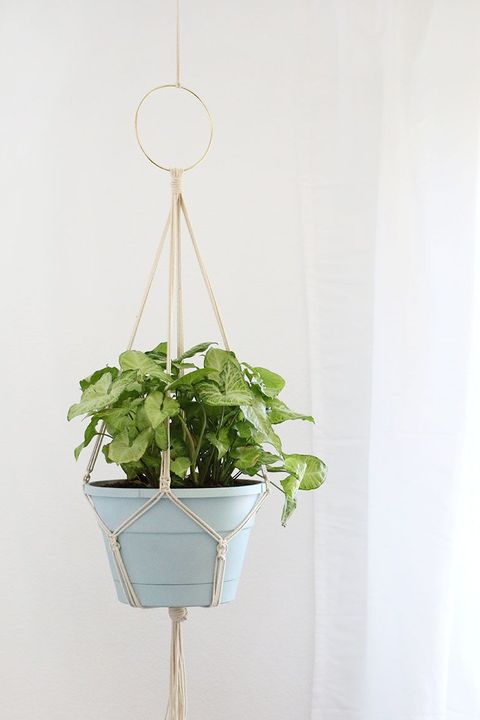 20 Diy Hanging Planters How To Make A Planter - Diy Hanging Flower Pot Holder