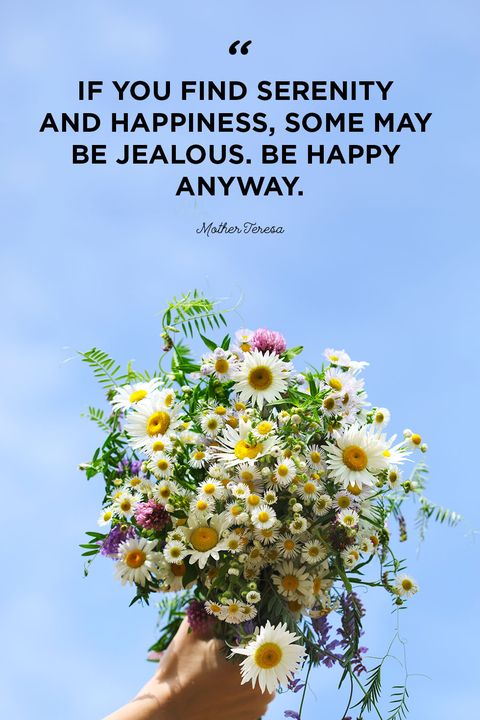 happy life quote mother teresa