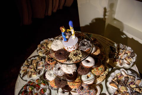 You Must See This Homer Simpson Donut Wedding Cake Creative