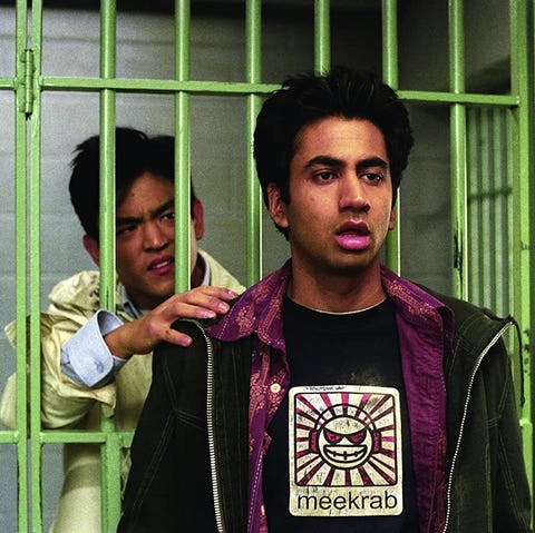 John Cho and Kal Penn in Harold & Kumar Go to White Castle