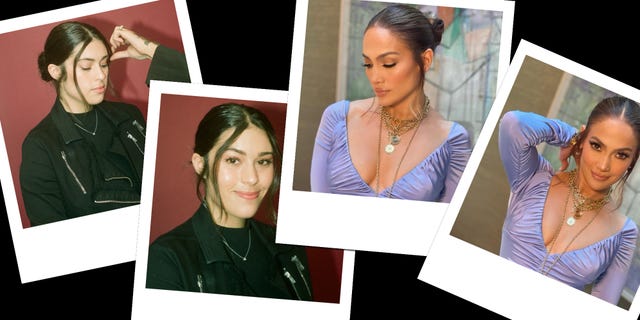 jlo updo