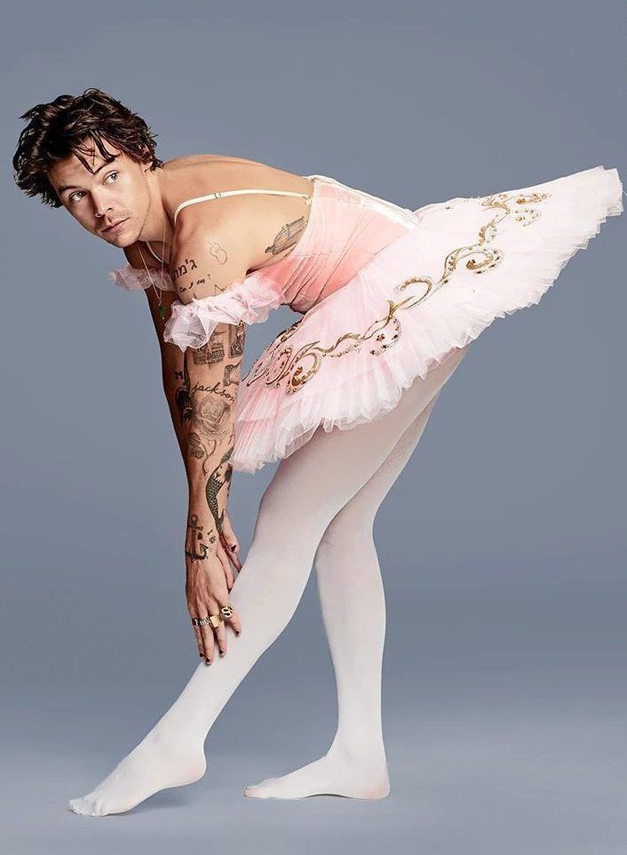harry styles in girl clothes