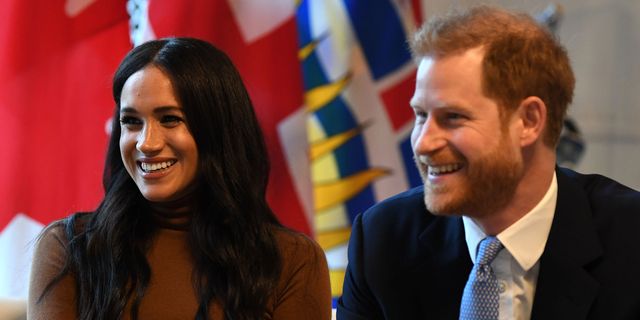 london, united kingdom   january 07 prince harry, duke of sussex and meghan, duchess of sussex smile during their visit to canada house in thanks for the warm canadian hospitality and support they received during their recent stay in canada, on january 7, 2020 in london, england photo by daniel leal olivas    wpa poolgetty images