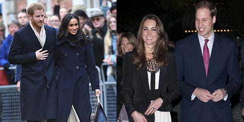 Meghan Markle And Prince Harry First Royal Engagement Compared To Duke And Duchess Of Cambridge Meghan Markle And Prince Harry First Royal Engagement Compared To Duke And Duchess Of Cambridge